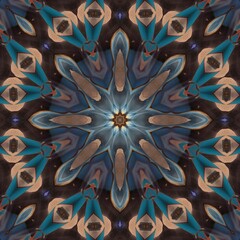 This is an Illustration abstract kaleidoscope with design art, wall art, unique, and backdrop.Its...