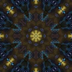 This is an Illustration abstract kaleidoscope with design art, wall art, unique, and backdrop.Its...