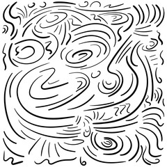 Obraz premium Scribbles illustration. Vector scribbles illustration.
