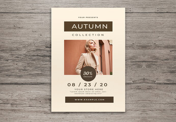 Autumn Collection Flyer Layout