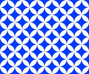 Fototapeta premium 七宝 日本 伝統 文様 シームレス