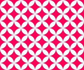 七宝　日本　伝統　文様　シームレス