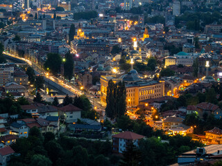 Obraz premium view of the city