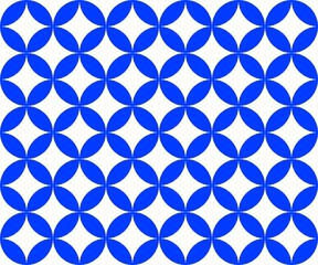 七宝　日本　伝統　文様　シームレス