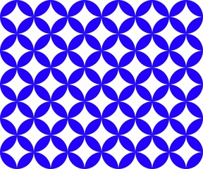 七宝　日本　伝統　文様　シームレス