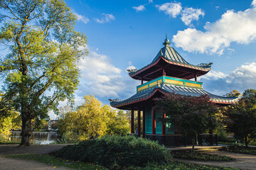 Pagoda in the park