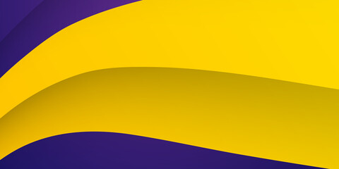 abstract modern yellow orange purple wave lines background vector illustration