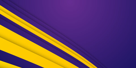 Bright sunny yellow dynamic abstract background. Modern lemon orange color. Fresh business banner for sales, event, holiday, party, halloween, birthday, falling. Fast moving 3d lines with soft shadow