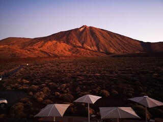 Sunset in Teide Tenerife Canary Islands Spain