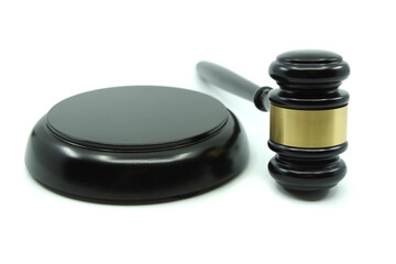 Judge Gavel on a white background. Justice concept. Law and Justice. Legality concept