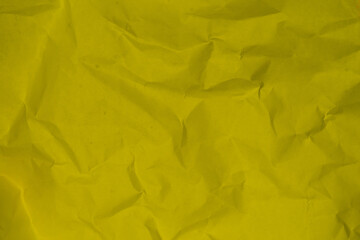Fototapeta premium Yellow clumped paper texture background