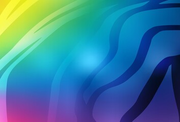Light Multicolor vector modern elegant background.
