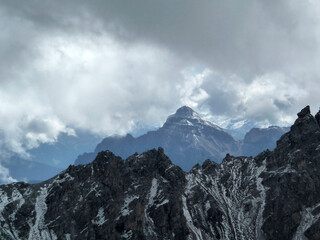 Stubai high-altitude hiking trail in Tyrol, Austria