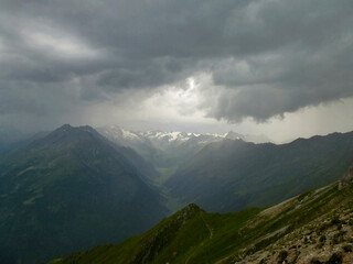 Stubai high-altitude hiking trail, lap 1 in Tyrol, Austria
