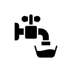 Water System vector icon style illustration in solid. EPS 10 File