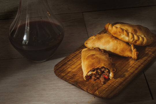 Argentinian delicious empanadas and wine