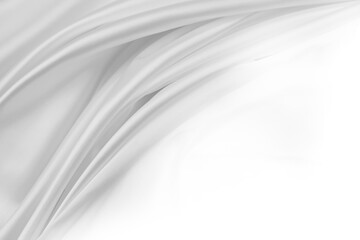 Fototapeta premium White silk fabric lines