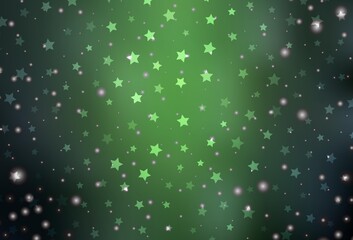 Dark Green vector template in carnival style.