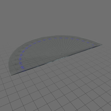 Half circle protractor