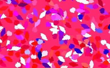 Light Blue, Red vector backdrop with memphis shapes.