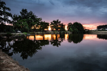Fototapeta premium paysage de nuit 