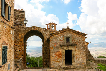 Volterra, Italy. Beautiful view of Volterra, a city in province of Pisa, Italy.