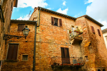 Volterra, Italy. Beautiful architecture of Volterra, a small city in province of Pisa, Italy.