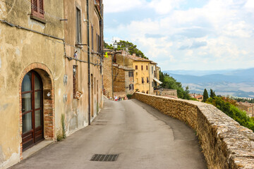 Volterra, Italy. Beautiful view of Volterra, a city in province of Pisa, Italy.