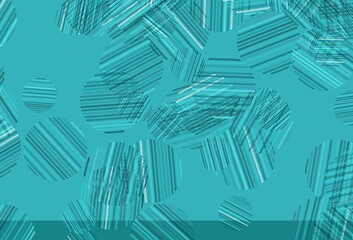 Light Green vector layout with circle shapes.