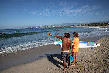 La Punta, Puerto Escondido, Oaxaca México. 22 de enero de 2021. Surfistas nacionales y extranjeros practican este deporte acuático en las playas de La Punta, Puerto Escondido Oaxaca.