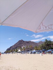 umbrellas on the beach