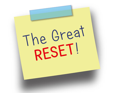 The Great Reset!, Self-stick note,