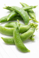 採れたてスナップエンドウ