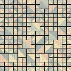 Abstract Geometric Pattern generative computational art illustration