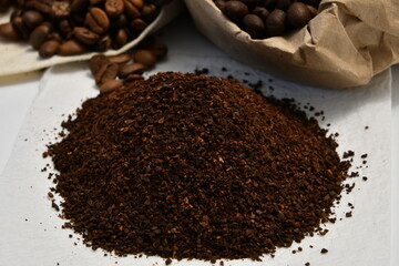 ground coffee