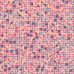 Fototapeta premium Abstract Geometric Pattern generative computational art illustration