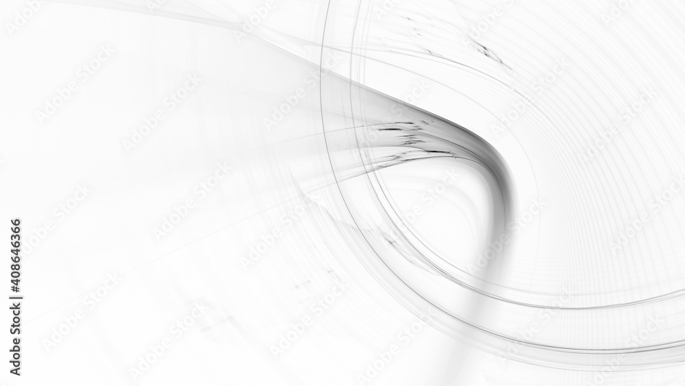Poster Abstract digital technology background. Dynamic lines composition. Detailed generative fractal graphics.