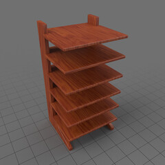 Small wooden shelf