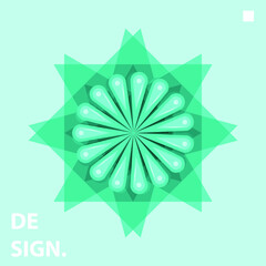 flower illustration design as a pretty background