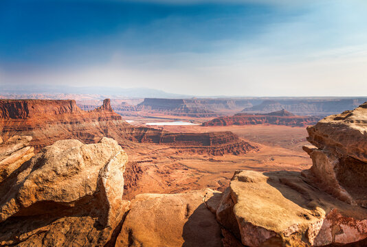 Basin Overlook in the Dead Horse Point State Park, Moab Utah