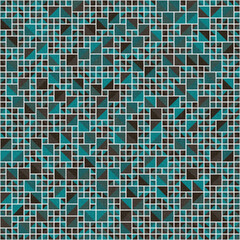 Fototapeta premium Abstract Geometric Pattern generative computational art illustration