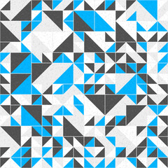 Fototapeta premium Abstract Geometric Pattern generative computational art illustration