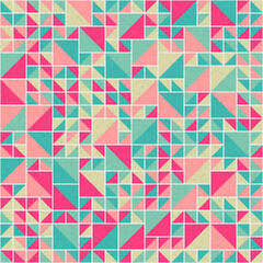 Abstract Geometric Pattern generative computational art illustration