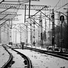 railway in the city © Sieku Photo