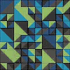 Abstract Geometric Pattern generative computational art illustration