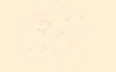 Light Pink vector template with artificial intelligence structure.