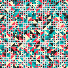 Abstract Geometric Pattern generative computational art illustration