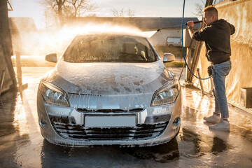 self-servise car washing
