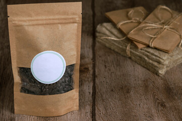 set for growing microgreens, germination seeds and linen mats