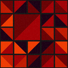 Abstract Geometric Pattern generative computational art illustration